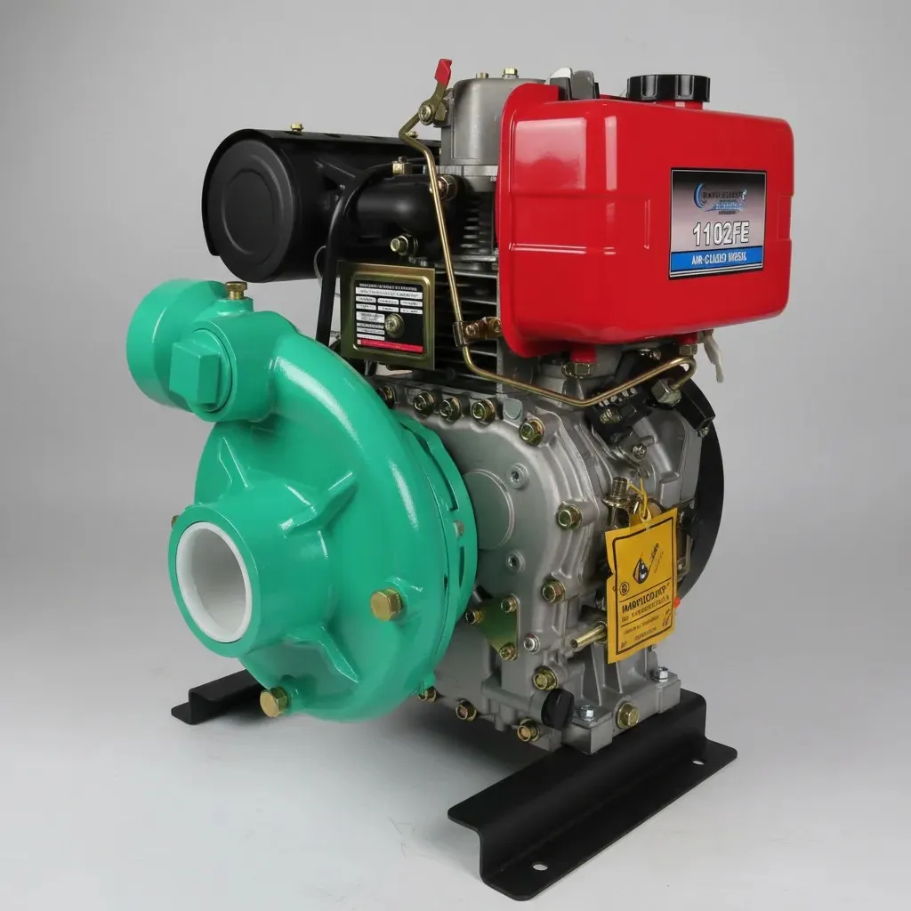 Motobomba alta presión diesel 20hp arranque electrico