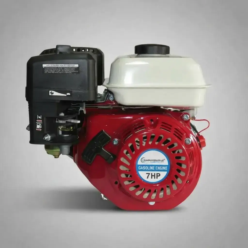 Motor gasolina 7HP 3600 RPM eje cuña rosca 3/4"