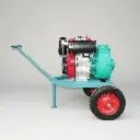 Motobomba autocebante diesel hierro con carrito