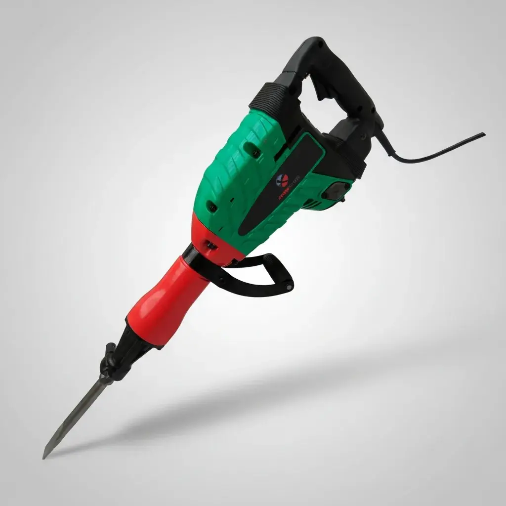 Taladro martillo demoledor 2900W cincel punta y pala