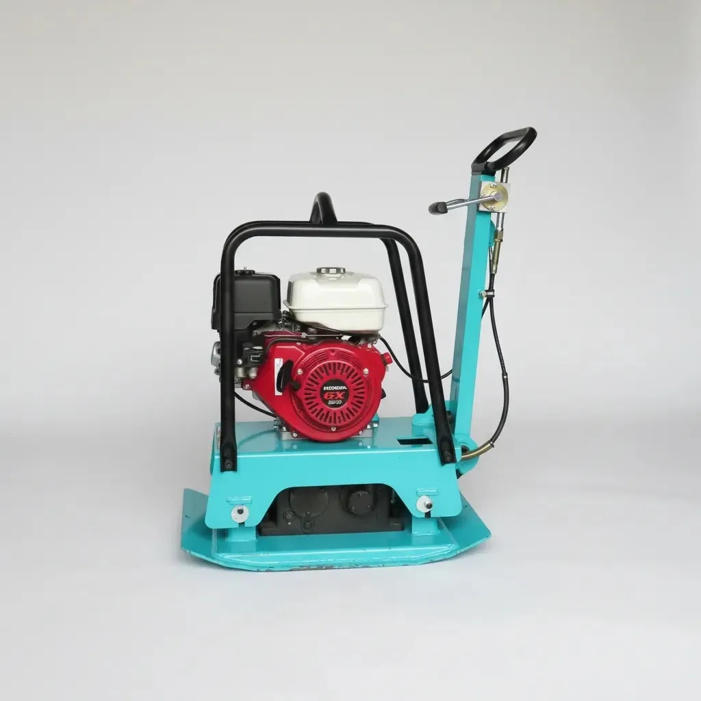 Rana vibrocompactadora reversible avance semiautomático